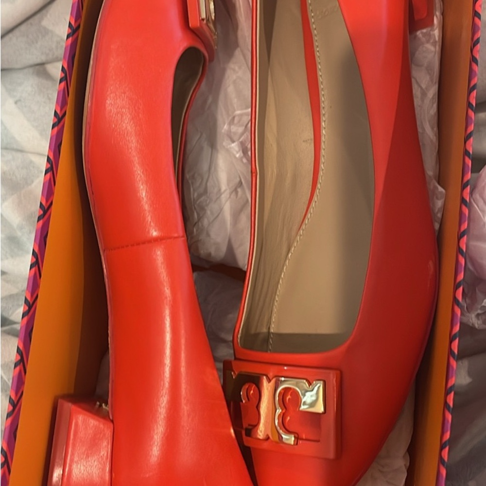 New Tory Burch heels one and a half inch heels
